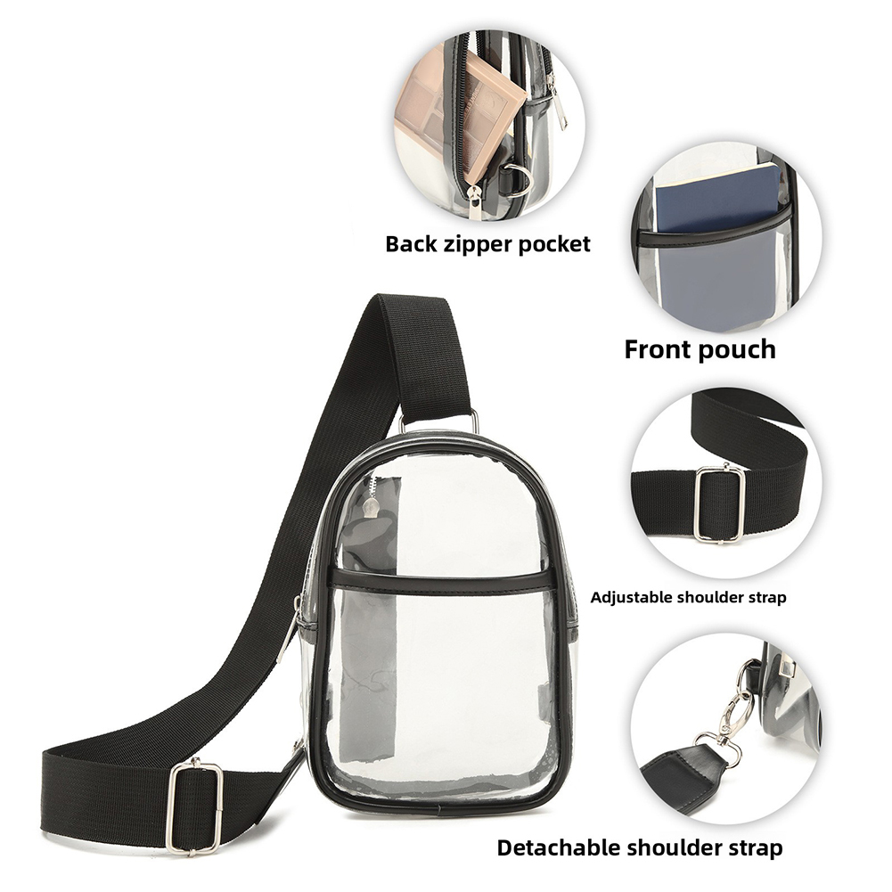 Clear Sling Bag,Waterproof Sho - Sling Backpack Shoulder ulasan dan harga
