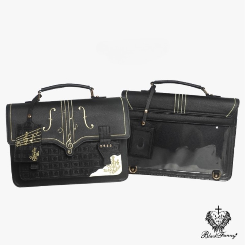 Retro Harajuku Embroidered Mus - Leather Backpack Vintage ulasan dan harga