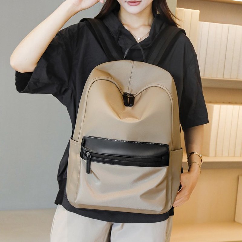 Large Capacity Black Casual Ba - Canvas Backpack Casual ulasan dan harga