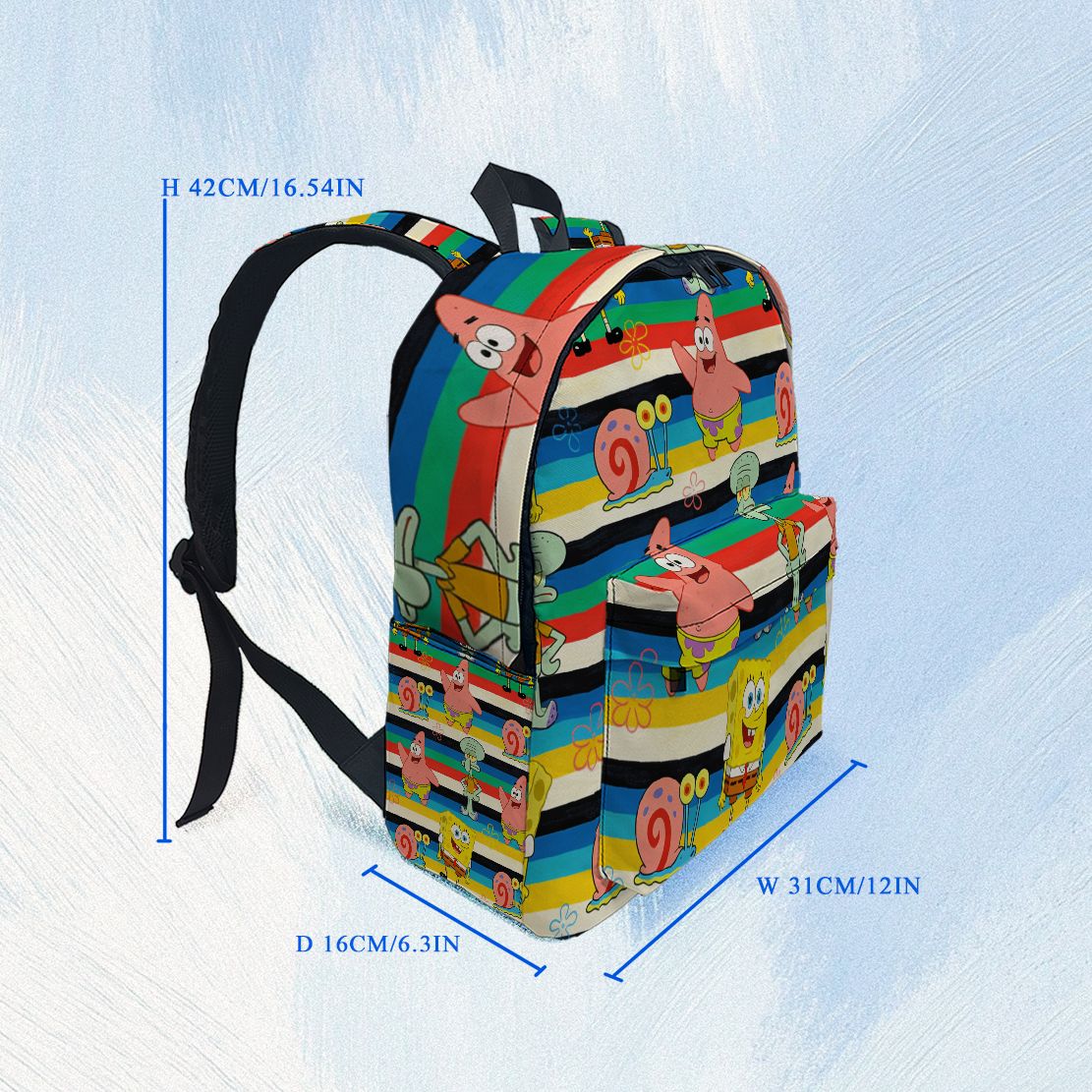 SpongeBob SquarePants Striped  - School Backpack Teen ulasan dan harga
