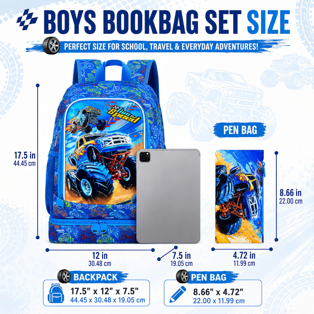 2-in-1 Children Backpack Set,  - Backpack Insert Organizer ulasan dan harga