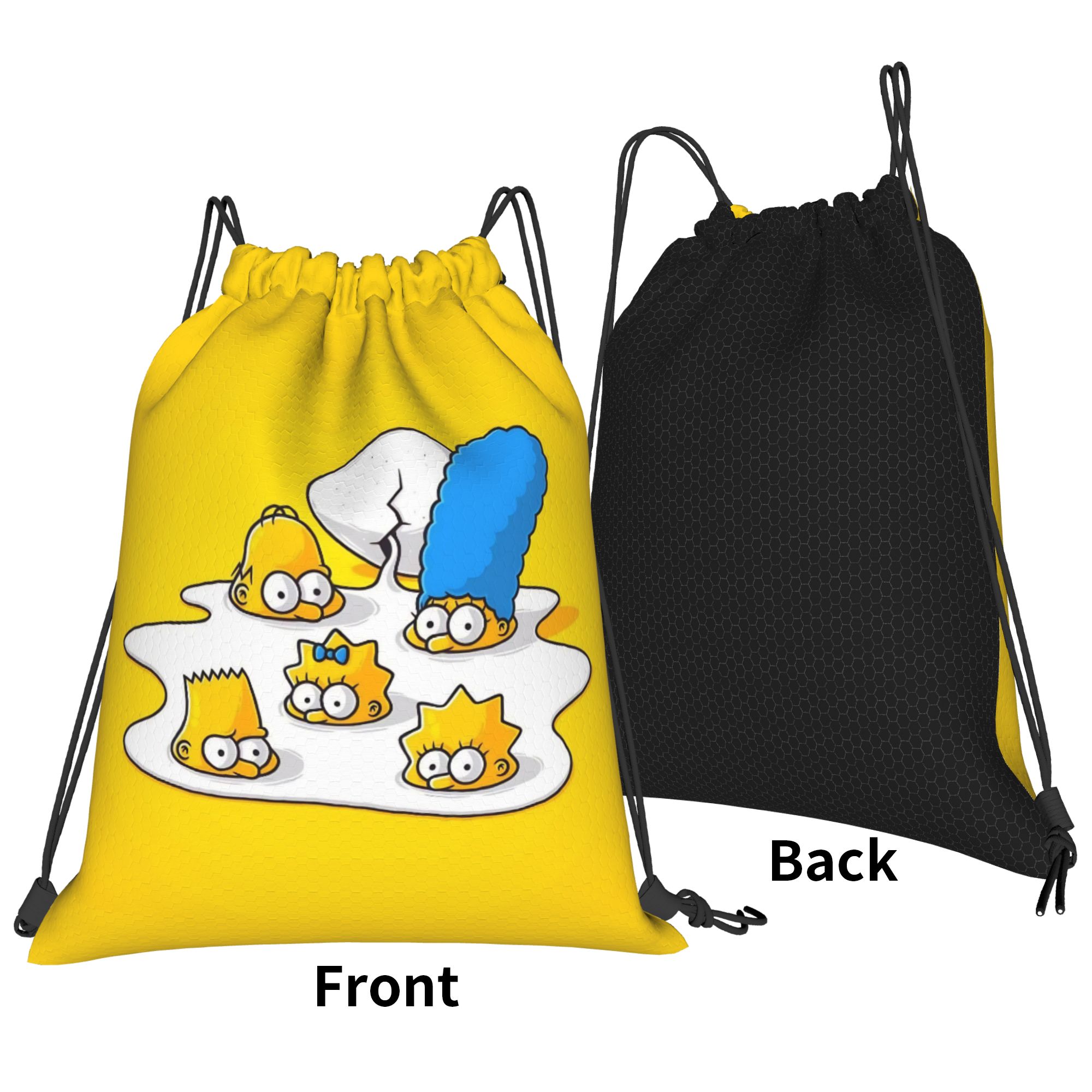 Simpsonsed Cartoon  Drawstring - Drawstring Gym Bag ulasan dan harga