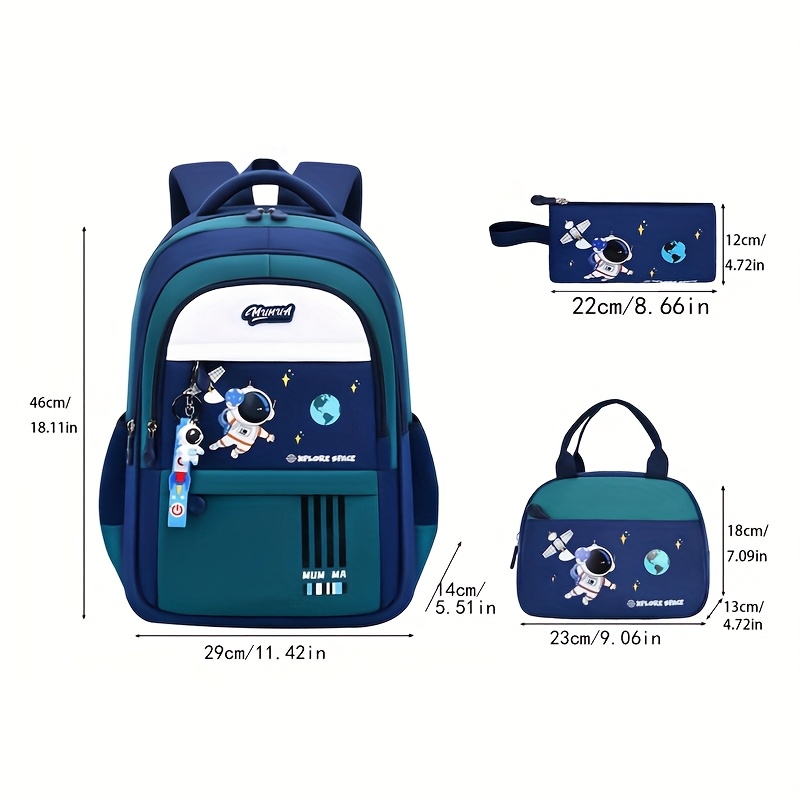 New Astronaut Cartoon Backpack - School Backpack Teen ulasan dan harga