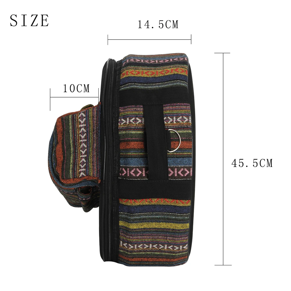 Snare Drum Gig Bag Ethnic Styl - Rucksack Military Style ulasan dan harga