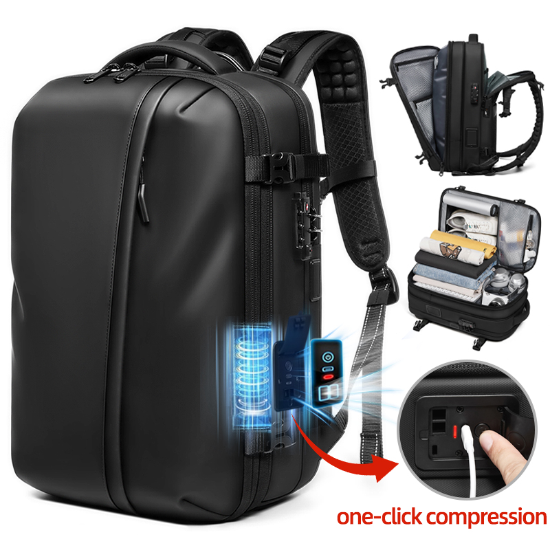 Men Travel Backpack One Click  - Travel Backpack Anti Theft ulasan dan harga