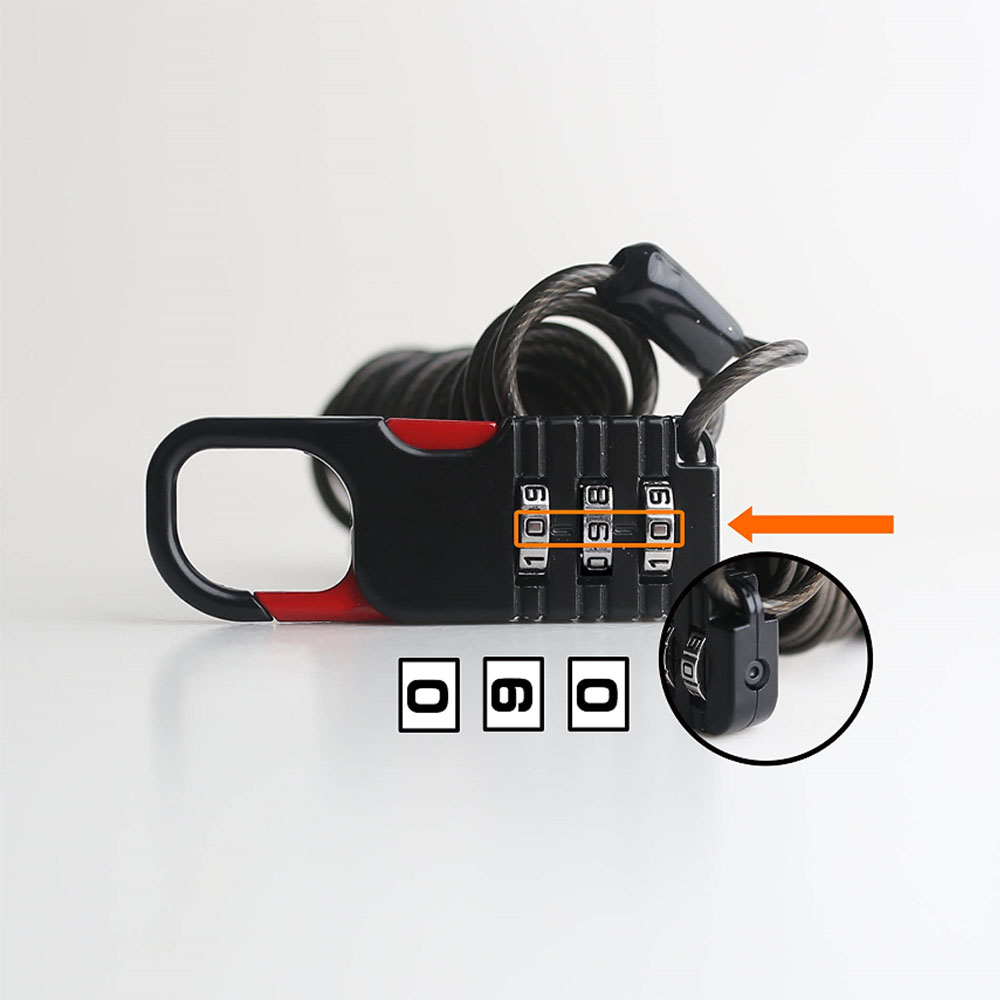 3 Digit Combination Padlock wi - Travel Backpack Anti Theft ulasan dan harga