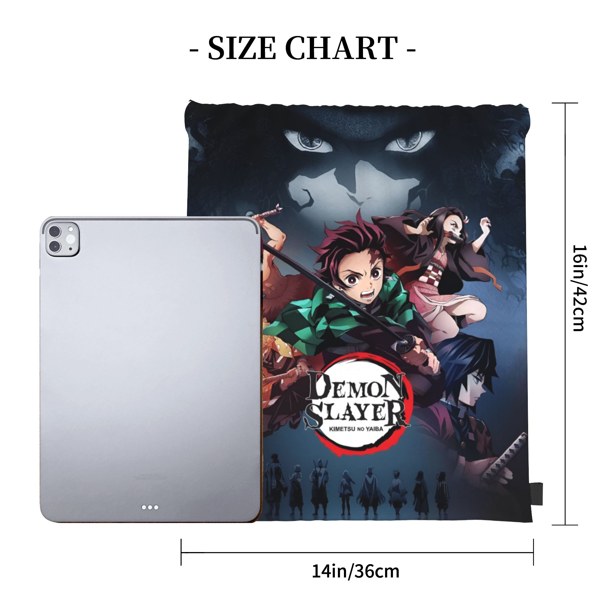 Custom D-Demons Slayers Drawst - Drawstring Gym Bag ulasan dan harga
